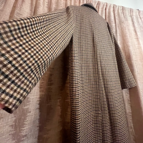 Anthropologie If By Sea Plaid Long Overcoat, NEW - Picture 10 of 15